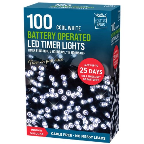 Luci timer led magiche festive - timer,