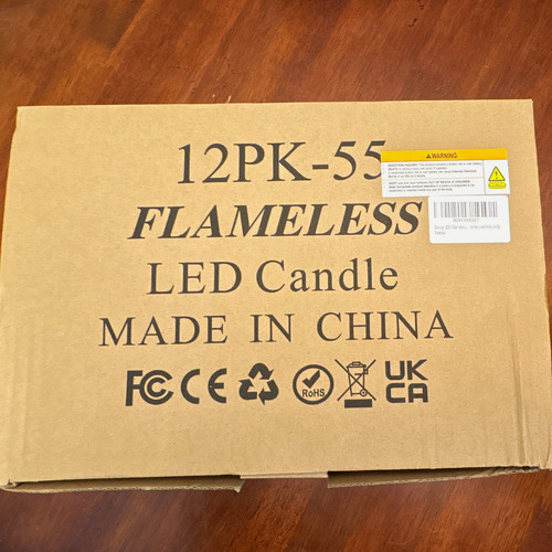 Candele led colonna senza - led, a